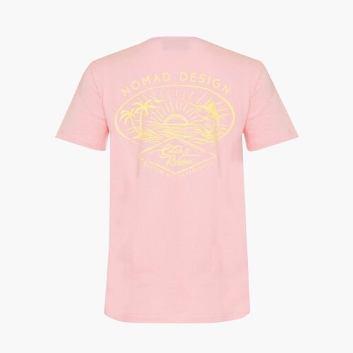 Nomad Design T-Shirt Womens Catch & Release - Blush - 10