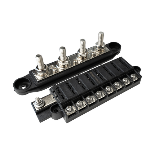 Tuff Terrain Fuse Block 8 Way Positive & 250A 4 terminal Negative Bussbar Bundle