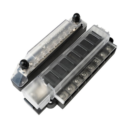 Tuff Terrain Fuse Block 8 Way Positive & 100A 10 terminal Negative Bussbar Bundle