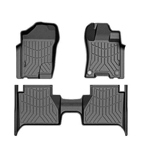 3D Floor Mats for Nissan Navara NP300 2015-2020 (To Suit With Rear Cupholder)