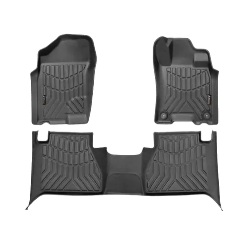 3D Floor Mats For for Nissan Navara 2015 - 2020 NP300 (To Suit Without Rear Cupholder)