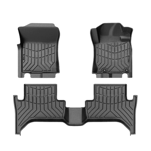 3D Floor Mats For Mitsubishi Triton MR 2019-Current Dual Cab w/ electric seats