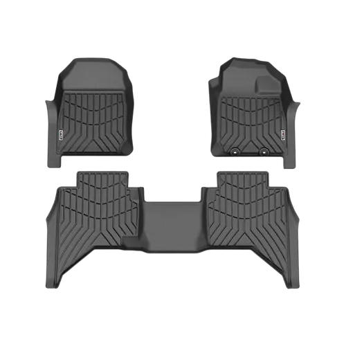 3D Floor Mats To Suit Mazda BT-50 Dual Cab 2021 - Onwards