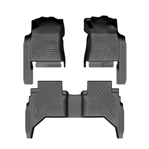 Tuff Terrain Pro 3D Floor Mats to Suit Nissan Patrol Y62 (Series 5) 2019-2024