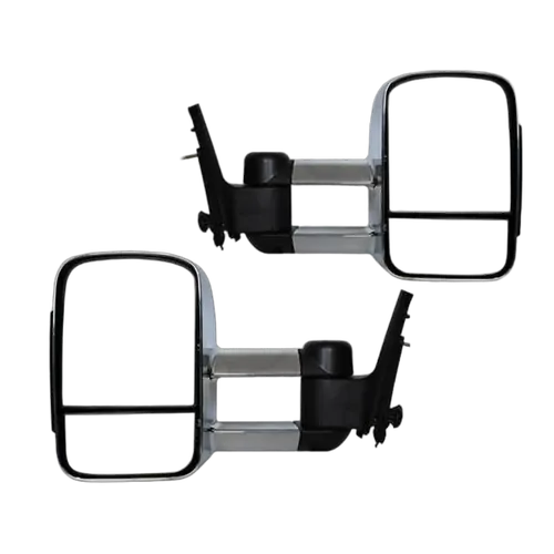 Extendable Towing Mirrors For Toyota Hilux 2005-2015 - Chrome