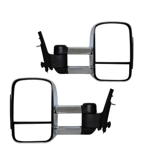 Extendable Towing Mirrors For Mitsubishi Triton 2015 - Nov 2018 - Chrome