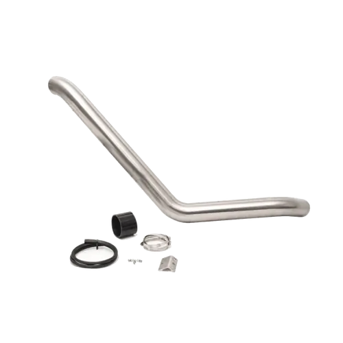 Seamless Stainless Snorkel For Toyota LandCruiser 76/78/79 Series (VDJ Motor) - Polished Steel