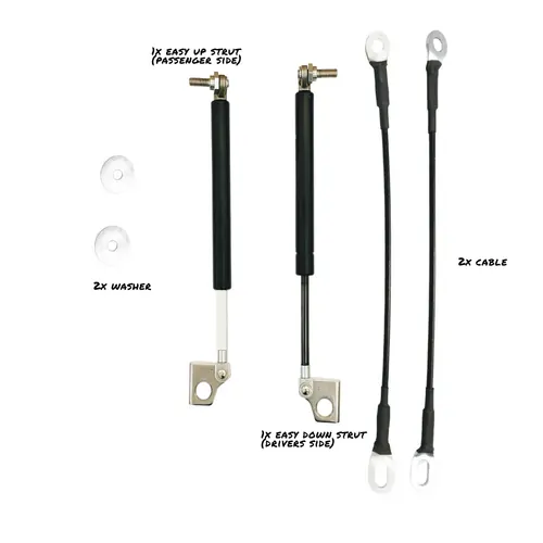 Tuff Terrain Tail Gate Assist Kit To Suit Isuzu D-Max 2020-On