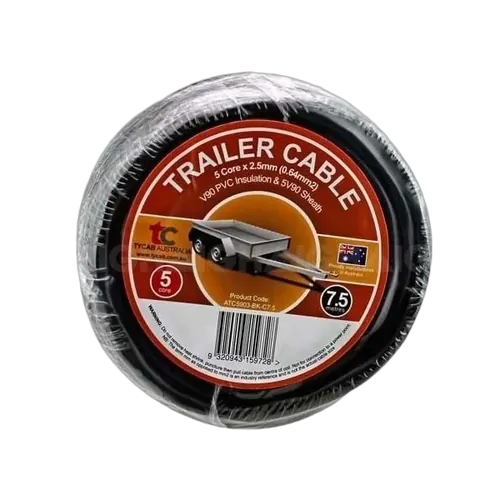Battery Link 5 Core Trailer Cable 7.5m Roll