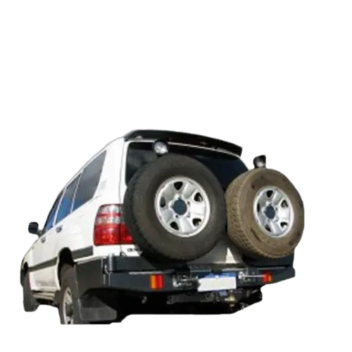 Twin Rear Spare Wheel Carrier to Suit Toyota LandCruiser 100 Series Live Axle