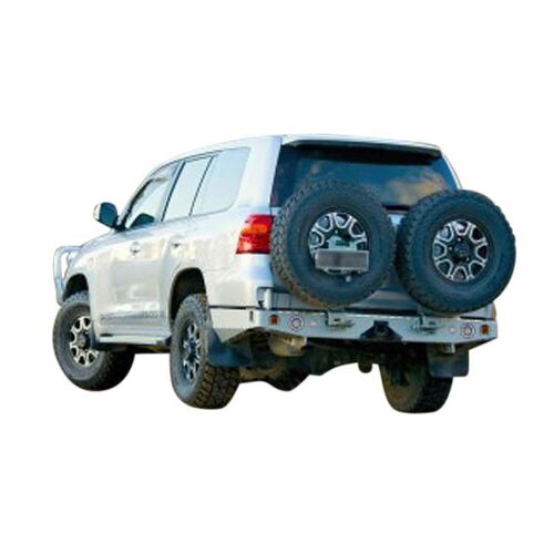 Twin Rear Spare Wheel Carrier to Suit Toyota LandCruiser 200 Series 2007-08/2015/GX 2007-Onwards