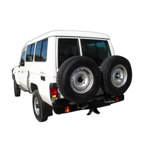 Twin Rear Spare Wheel Carrier to Suit Toyota LandCruiser 75 Series Troopie