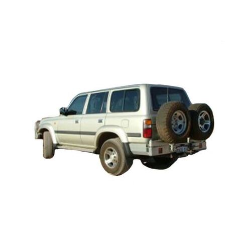 Twin Rear Spare Wheel Carrier to Suit Toyota LandCruiser 80 Series