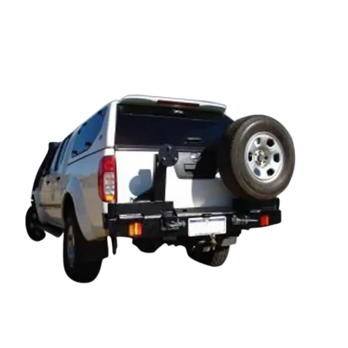 Twin Rear Spare Wheel Carrier to Suit Nissan Navara D40 4WD Well Body Only