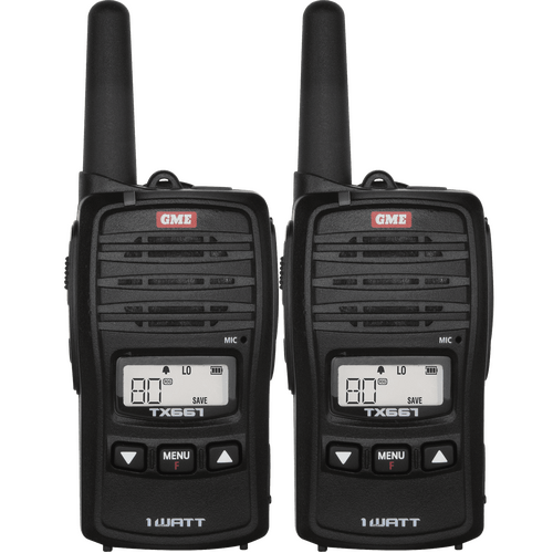1 Watt Uhf Cb Handheld Radio - Twin Pack