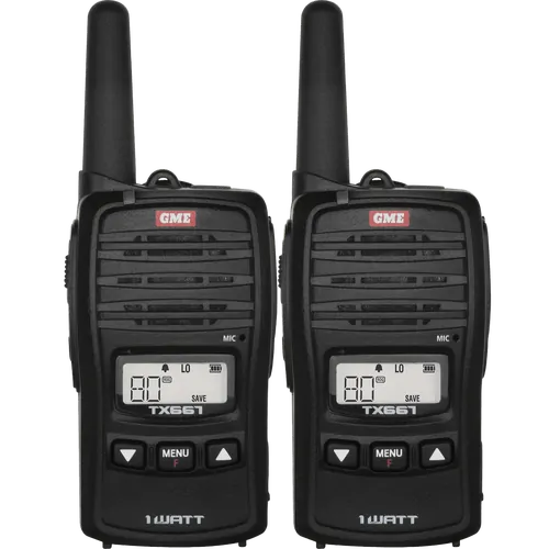 1 Watt Uhf Cb Handheld Radio - Twin Pack