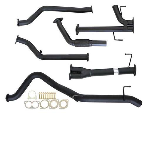 3" Turbo Back Carbon Offroad Exhaust With Pipe Only For Fits Toyota Landcruiser 200 Series 4.5L 1VD-FTV 07 -10/2015 