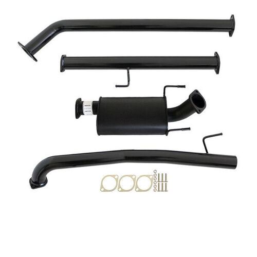 3" #Dpf# Back Carbon Offroad Exhaust With Muffler Only For Fits Toyota Hilux Gun126/136R 2.8L 1Gd-Ftv 2015>