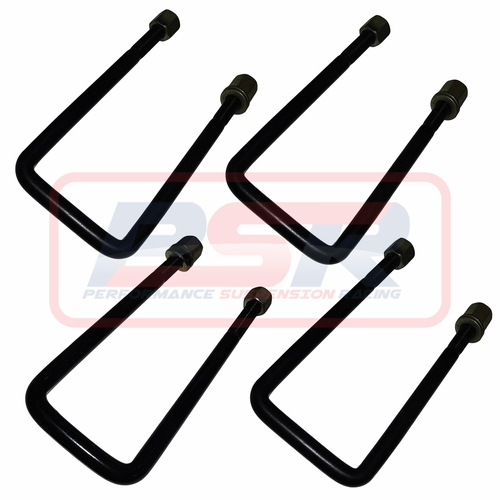 Performance Suspension Racing U-Bolt Square Top M14 x 62 x 185 - Set of Four
