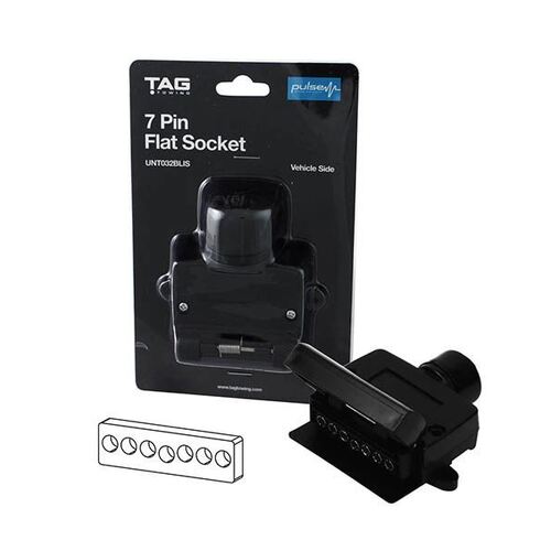 TAG Pulse 7 Socket Flat Car Plug