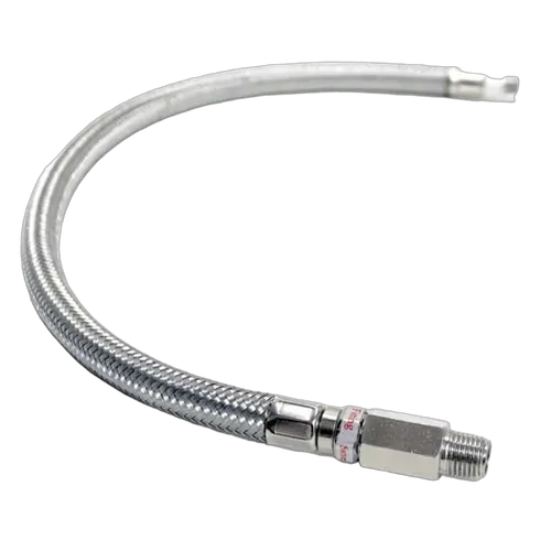 Viair Stainless steel braided leader hose, 1/8" male to 1/4" female