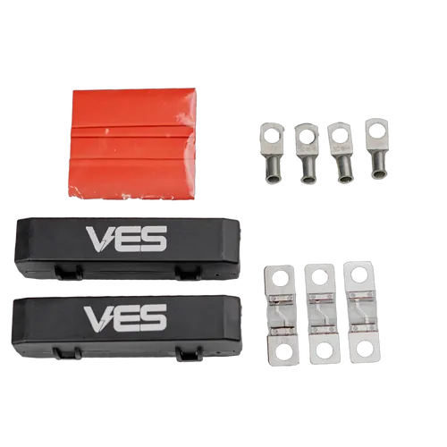 Midi Fuse Kit Inline 150 AMP 2 Holder 3 Fuses 4 Terminals 4 Heatshrink