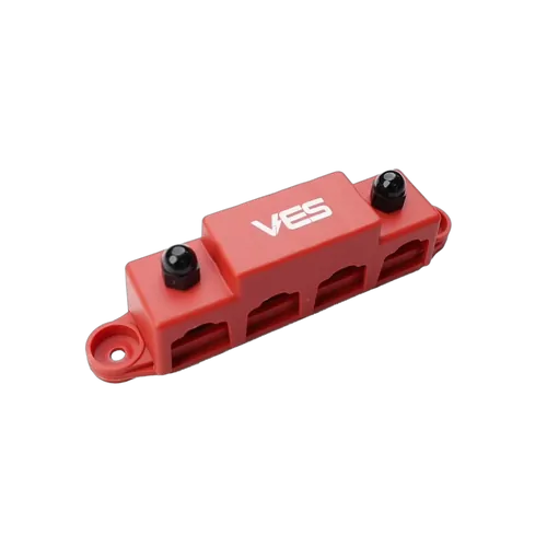 4 Way Distribution Block Positive 8mm