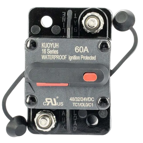 Heavy Duty 60amp VES Circuit Breaker with Manual Reset