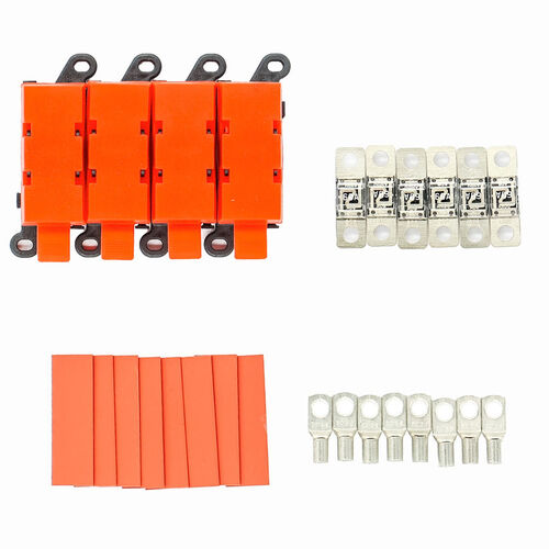 VES Midi Fuse Kit R/T 200 AMP 4 Holder 6 Fuses 8 Terminals 8 Heatshrink