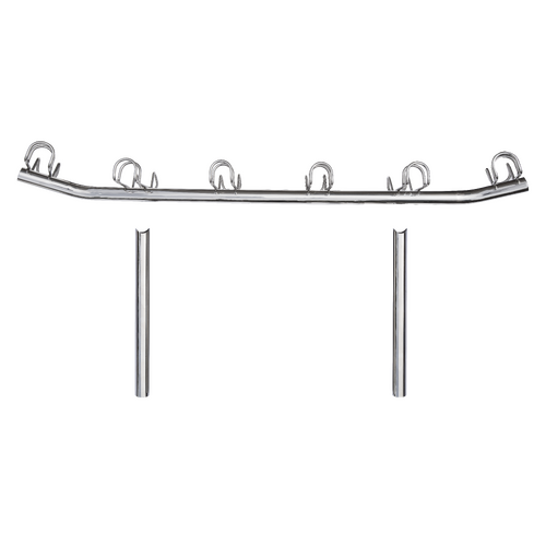 Viper D.I.Y. Viper Universal 6 Way Rod Rack - For Bait Board