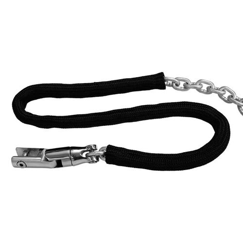 Viper Chain Sock To Suit 6mm Shortlink Chain - 10 Mtrs To Suit Rapid Winch - Black