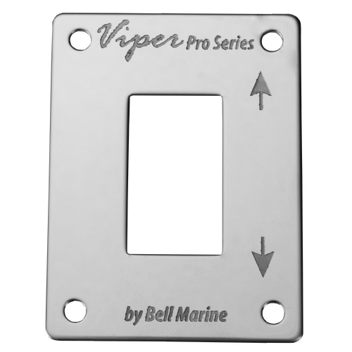 Viper Polished Stainless Steel Anchor Switch Face Plate Only