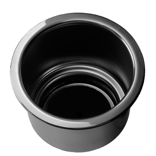 Viper Stainless Steel Cup Holder 90mm Dia - With Drain