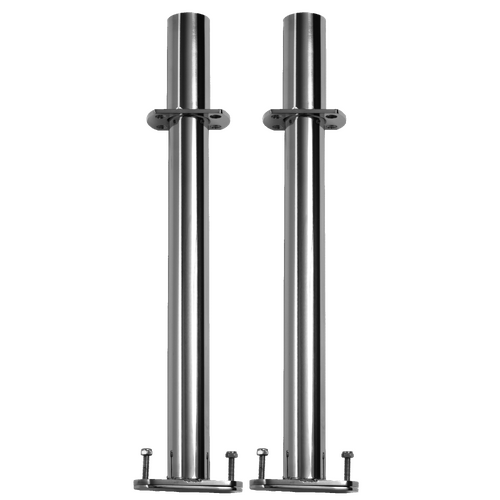 Viper Fibreglass Removable Bait Board Legs & Fittings - 420mm Long