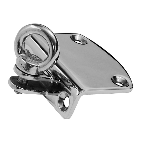 Viper Stainless Steel Mounting Bracket + Eye Bolt 78mm X 60mm