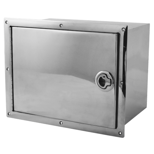 Viper Stainless Steel Tackle Box - Full Mount