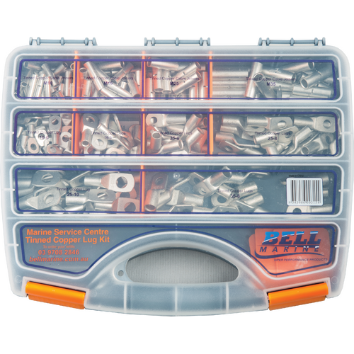 Viper Marine Lug Tinned Copper Lug Service Kit - 225 Pieces