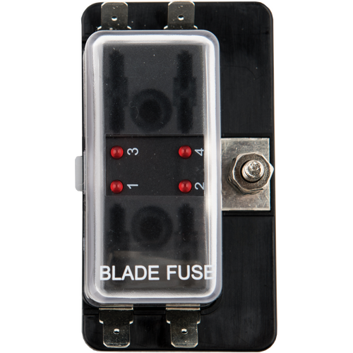 Viper 4 Gang Blade Fuse Holder For Marine Use