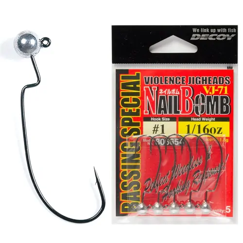 Decoy 806678 Nail Bomb VJ-71 1/0-1/16 Pkt 5