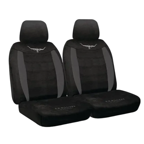 RMW SUEDE VELOUR SEAT COVERS BLACK 30