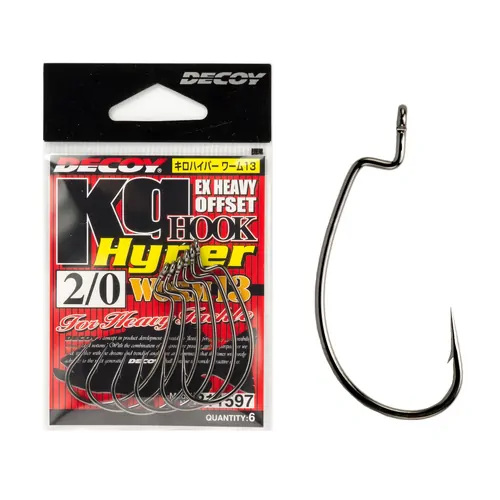 Decoy 402443 Worm Hook 18 #6/0 Pkt 4