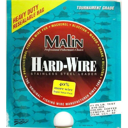Malin Wire Usa Stainless Steel Brown 25Lb X 42'