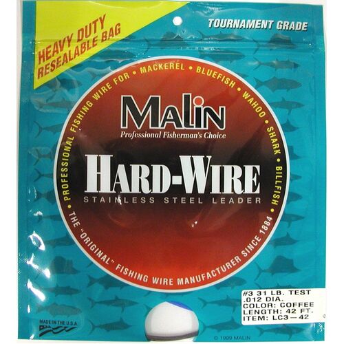 Malin Wire Usa Stainless Steel Brown 31Lb X 42'