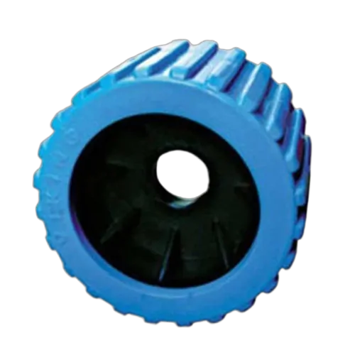 Blue Ribbed Wobble Roller 22mm Bore