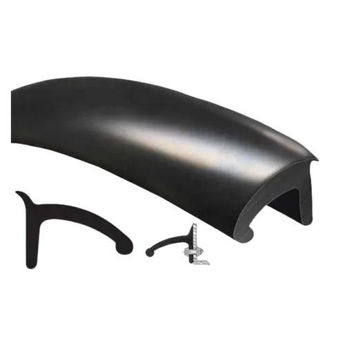 50mm Side Wall Rubber Wheel Arch Flares - 2 Wheel Set