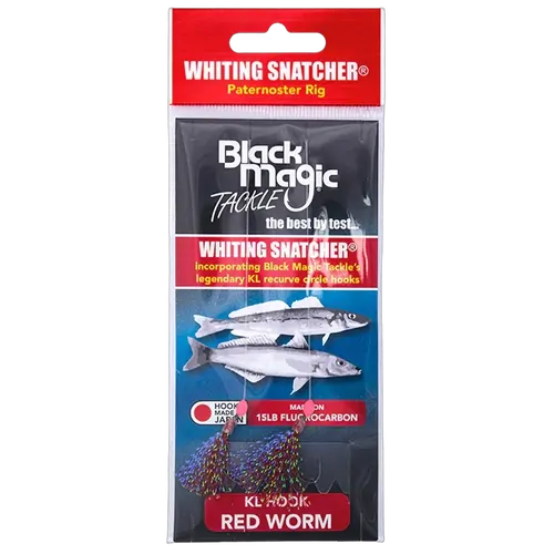 Black Magic Whiting Snatcher Red Worm