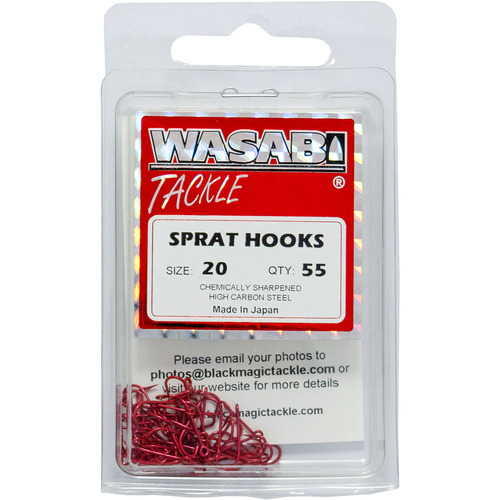 Wasabi Sprat Hooks Medium Pack (55)