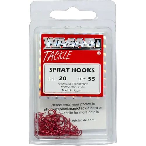 Wasabi Sprat Hooks Medium Pack (55)
