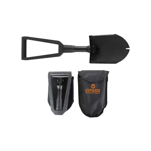 Wildtrak Folding Shovel With Pouch 22 X 16Cm Blade