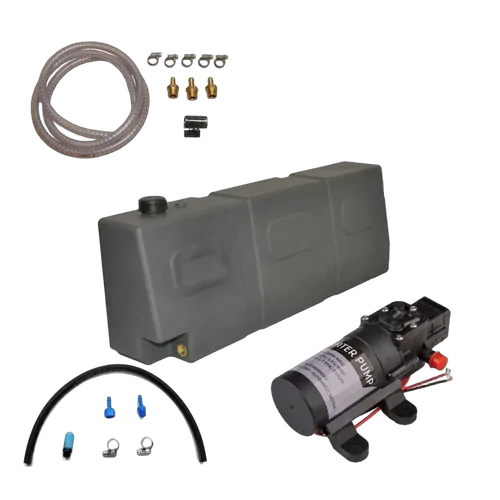 Poly Water Tank 50 Litre Taper Rectangular Universal and Pump Kit